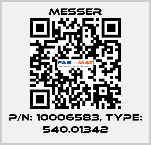 P/N: 10006583, Type: 540.01342 Messer