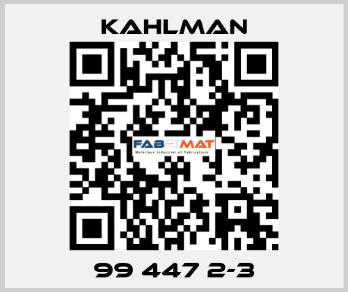 99 447 2-3 Kahlman