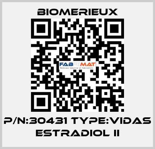 P/N:30431 Type:VIDAS Estradiol II Biomerieux