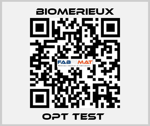 OPT test  Biomerieux