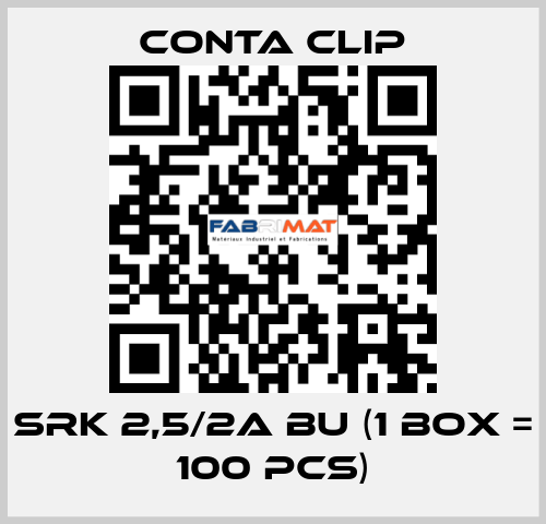 SRK 2,5/2A BU (1 box = 100 pcs) Conta Clip