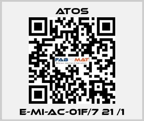 E-MI-AC-01F/7 21 /1 Atos