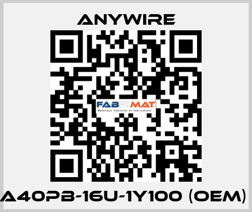  A40PB-16U-1Y100 (OEM)  Anywire