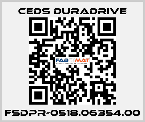 FSDPR-0518.06354.00 Ceds Duradrive