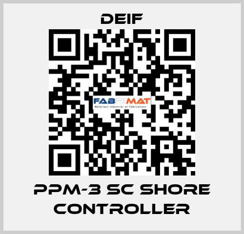 PPM-3 SC shore controller Deif