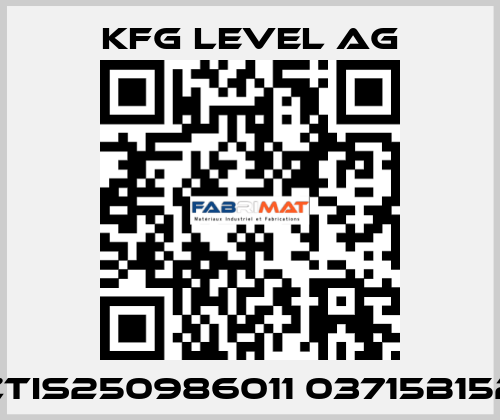 ZTIS250986011 03715B152 KFG Level AG