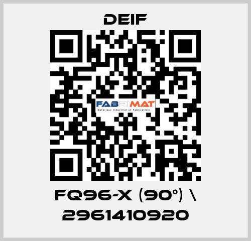 FQ96-x (90°) \ 2961410920 Deif