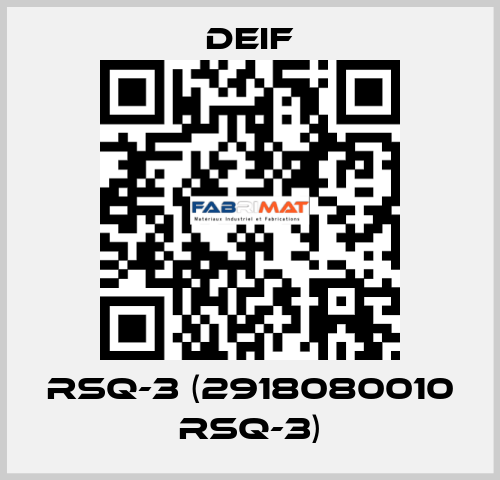 RSQ-3 (2918080010 RSQ-3) Deif