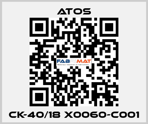 CK-40/18 X0060-C001 Atos