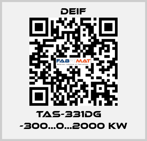 TAS-331DG    -300...0...2000 kW Deif