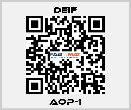  AOP-1 Deif