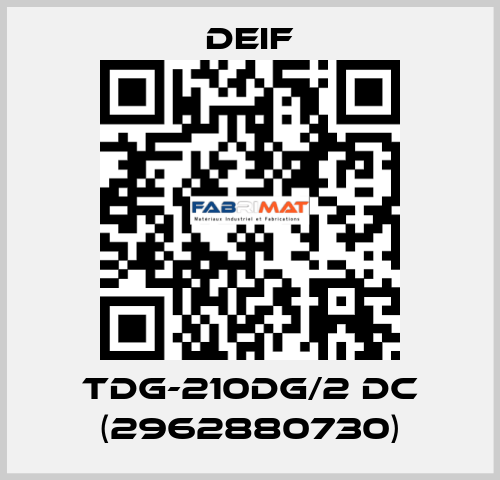 TDG-210DG/2 DC (2962880730) Deif