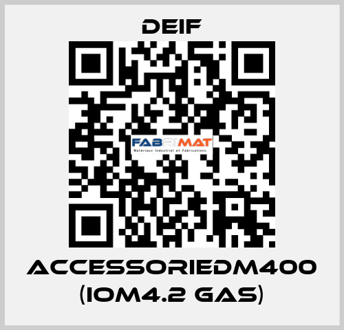 AccessorieDM400 (IOM4.2 GAS) Deif