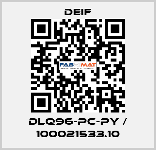 DLQ96-pc-PY / 100021533.10 Deif