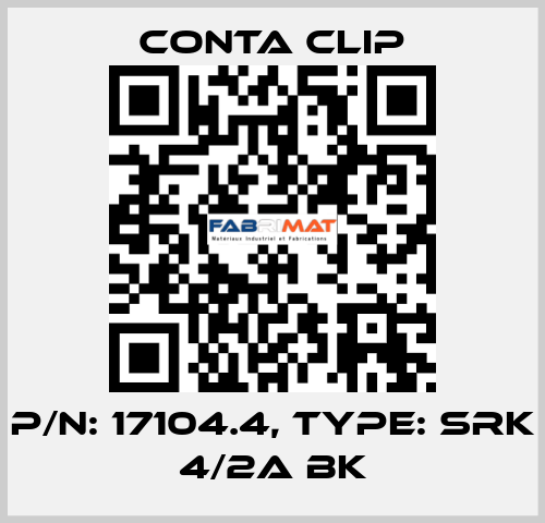 P/N: 17104.4, Type: SRK 4/2A BK Conta Clip