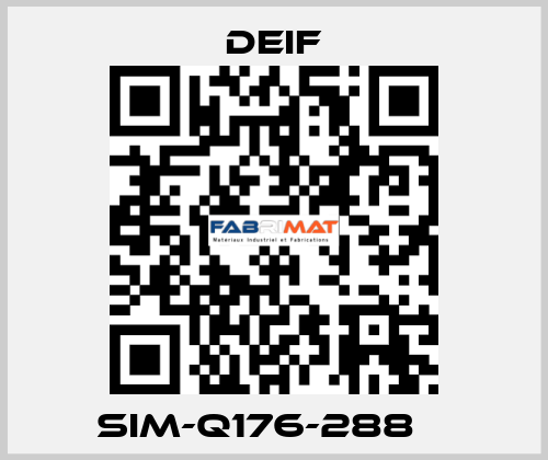  	  SIM-Q176-288В АС Deif