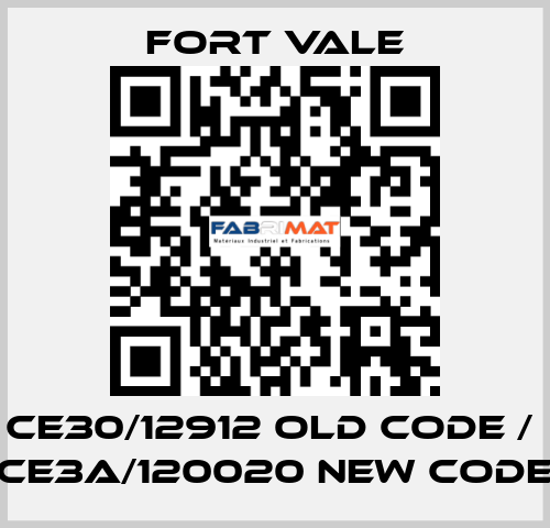 CE30/12912 old code /  CE3A/120020 new code Fort Vale