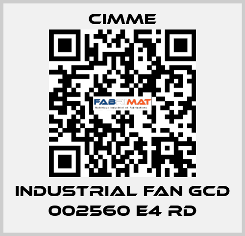 Industrial Fan GCD 002560 E4 RD Cimme