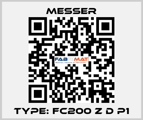 Type: FC200 Z D P1 Messer