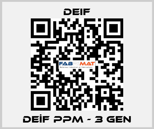 DEİF PPM - 3 GEN Deif