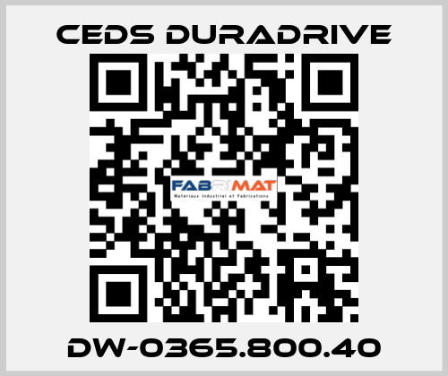 DW-0365.800.40 Ceds Duradrive