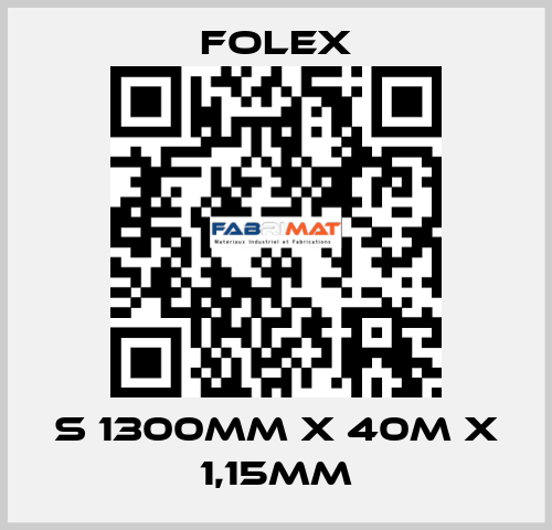 S 1300mm x 40m x 1,15mm Folex