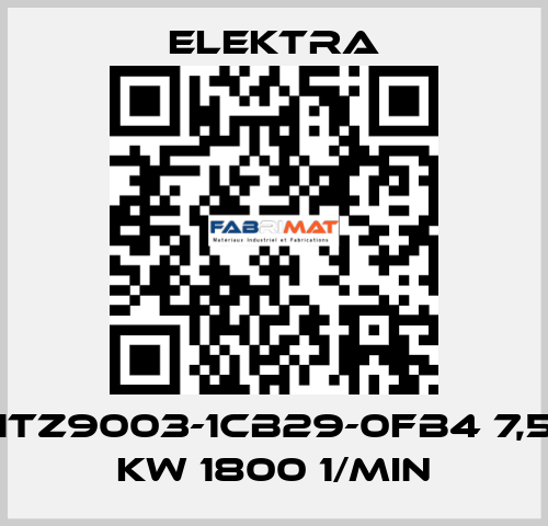 1TZ9003-1CB29-0FB4 7,5 kW 1800 1/min ELEKTRA