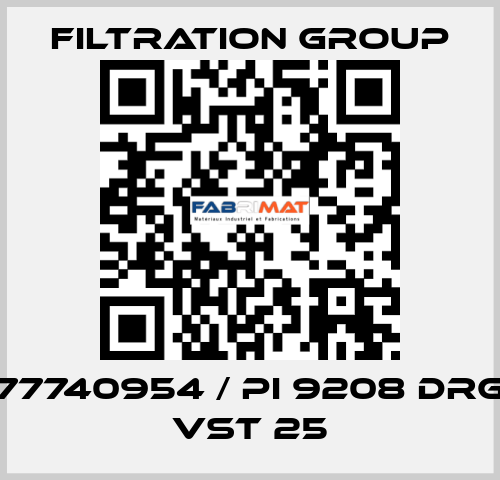 77740954 / PI 9208 DRG VST 25 Filtration Group