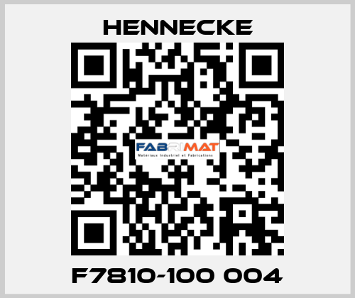 F7810-100 004 Hennecke