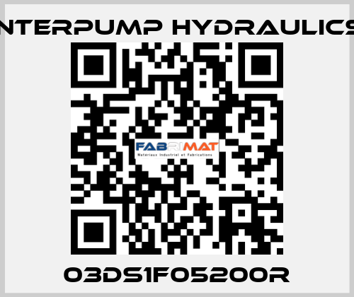 03DS1F05200R Interpump hydraulics