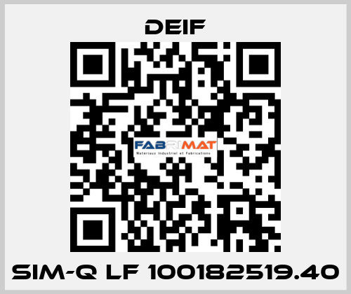 SIM-Q LF 100182519.40 Deif