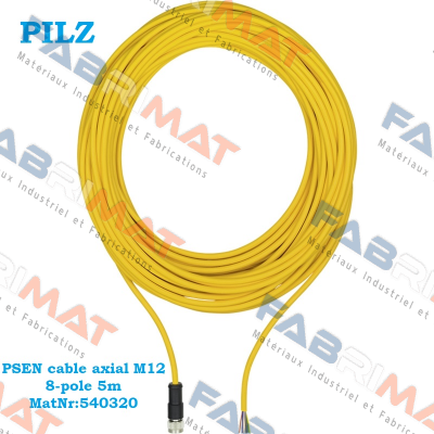 PSEN cable axial M12 8-pole 5m MatNr:540320 Pilz