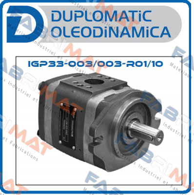 IGP33-003/003-R01/10 Duplomatic