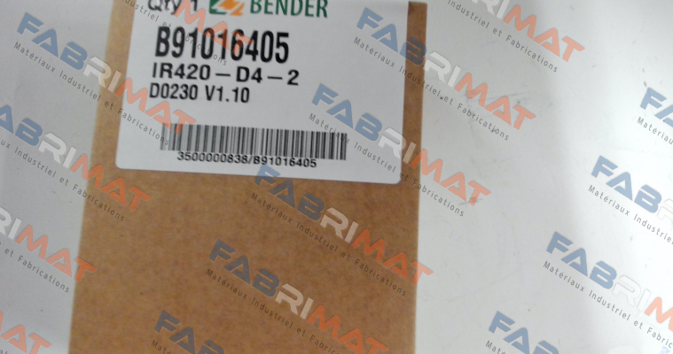 p/n: B91016405, Type: IR420-D4-2 Bender