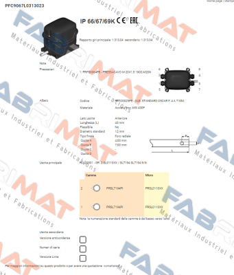 PFC9067L0313023 Ter Tecno Elettrica Ravasi