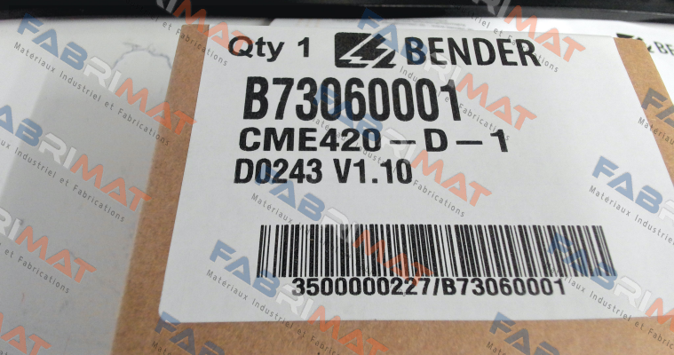 p/n: B73060001, Type: CME420-D-1 Bender