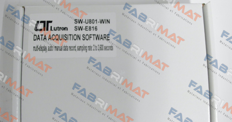 Data acquisition software LUTRON U801 WIN- E816 Lutron