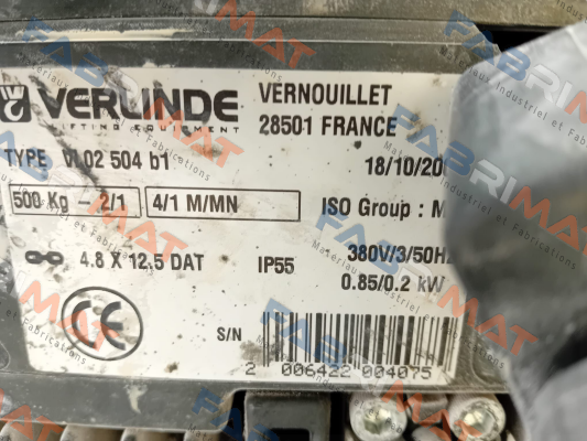 VI.02 504 B1 Verlinde