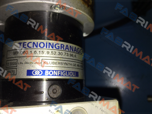 MP 060 1 6 STD 73A CD 9.52 S1 OR SB KE Bonfiglioli