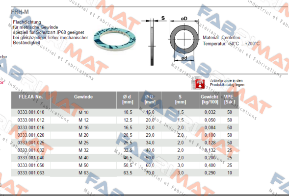 333001040 (1 x 10 pcs.)  Flexa