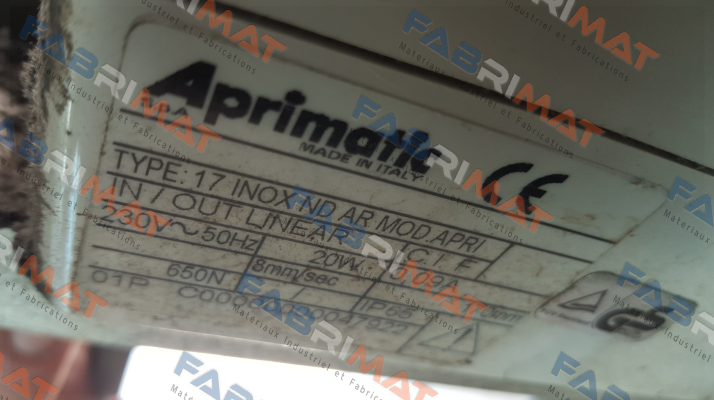 ACTUATOR APRI 17-C.170 230V (ND) (43571/001) Aprimatic