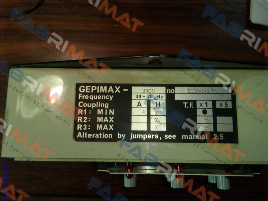 GEPIMAX - 3NGS no 10198-23  Deif