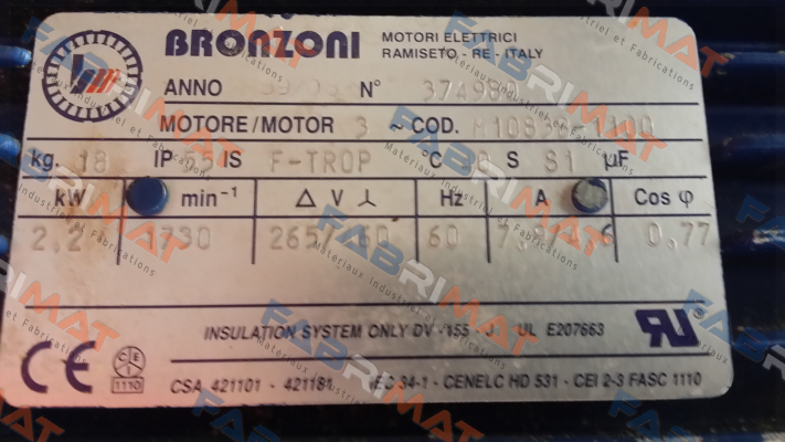 GR 100 B5 (374980)  Bronzoni