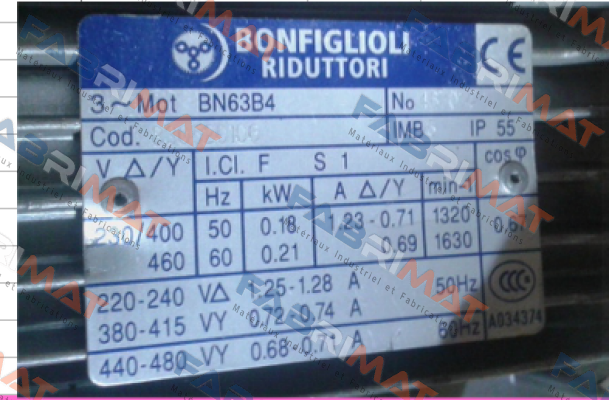 BN 63B 4 B5 Bonfiglioli