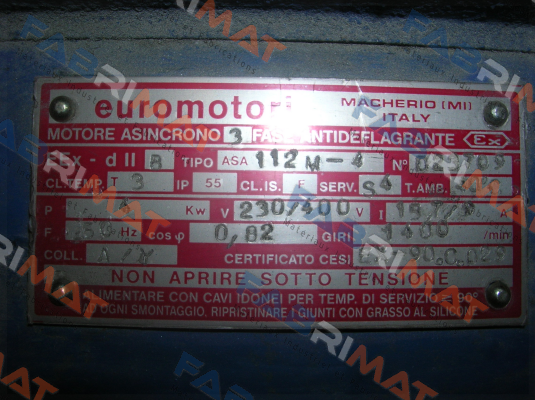 Brake for ASA 112 M-4  Euromotori