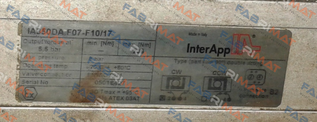 IA350DA F07-F10/17  obsolete/ replaced by IA350D.F07-F1017 InterApp