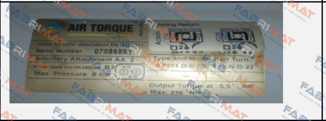 AT351U (DR00220UF07F1022AZ, 1HD31A0-GS22E)  Air Torque