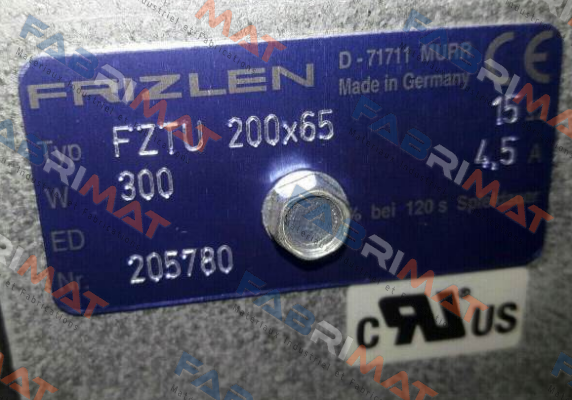 FZTU200X65-15 Frizlen