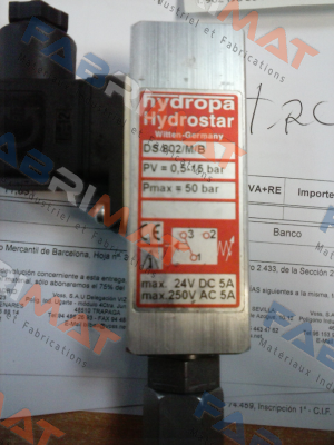 DS-802/M/B (802MB) (12126) Hydropa Hydrostar