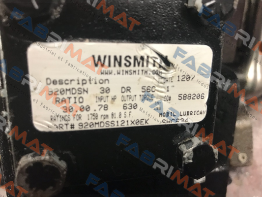 E20MDSS121X0EK Winsmith